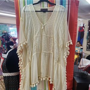 Double D Ranchwear tunic with tassels